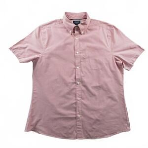 Charles Tyrwhitt Slim Fit Non-Iron Red Gingham Men's Dress Shirt Large